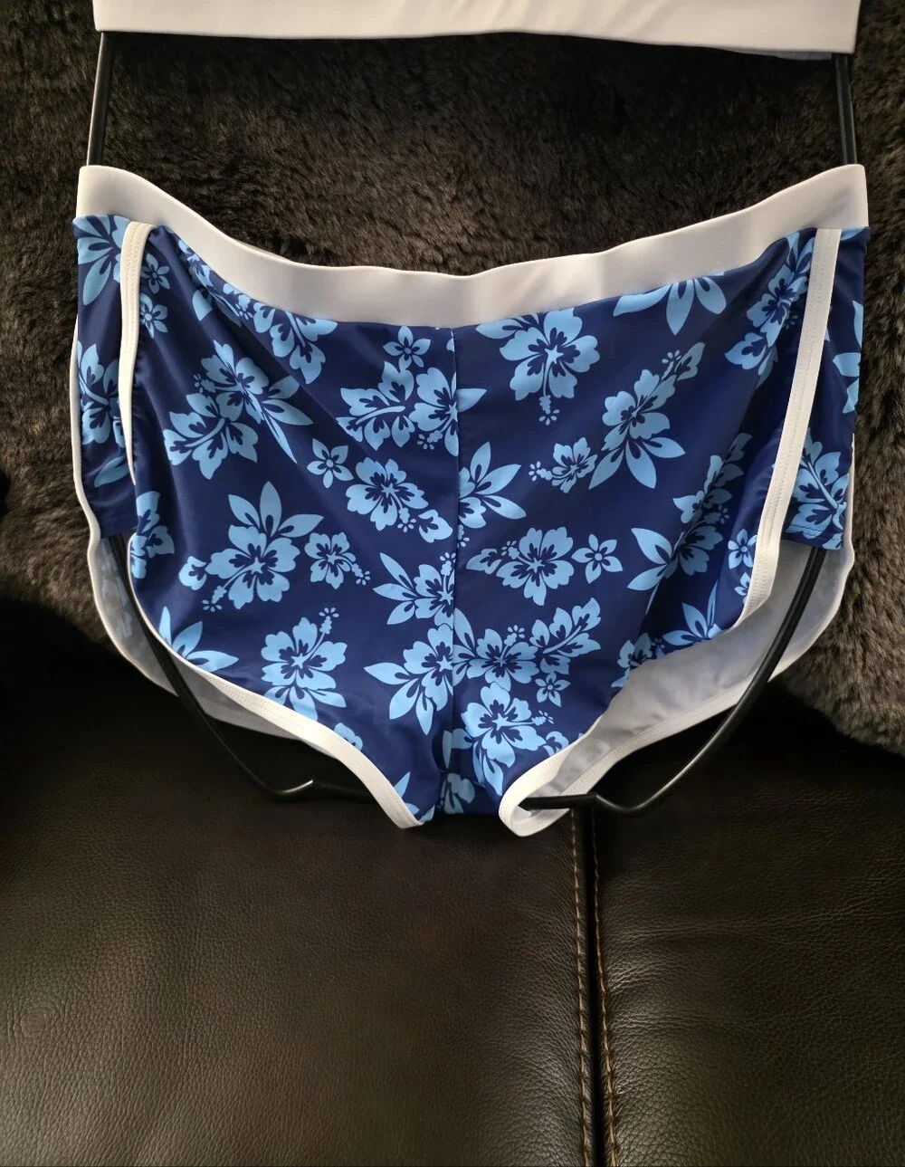 NOVA SWIM Carleta Tropical Hibiscus Print Boyshort 2 Piece Bikini Size 1X